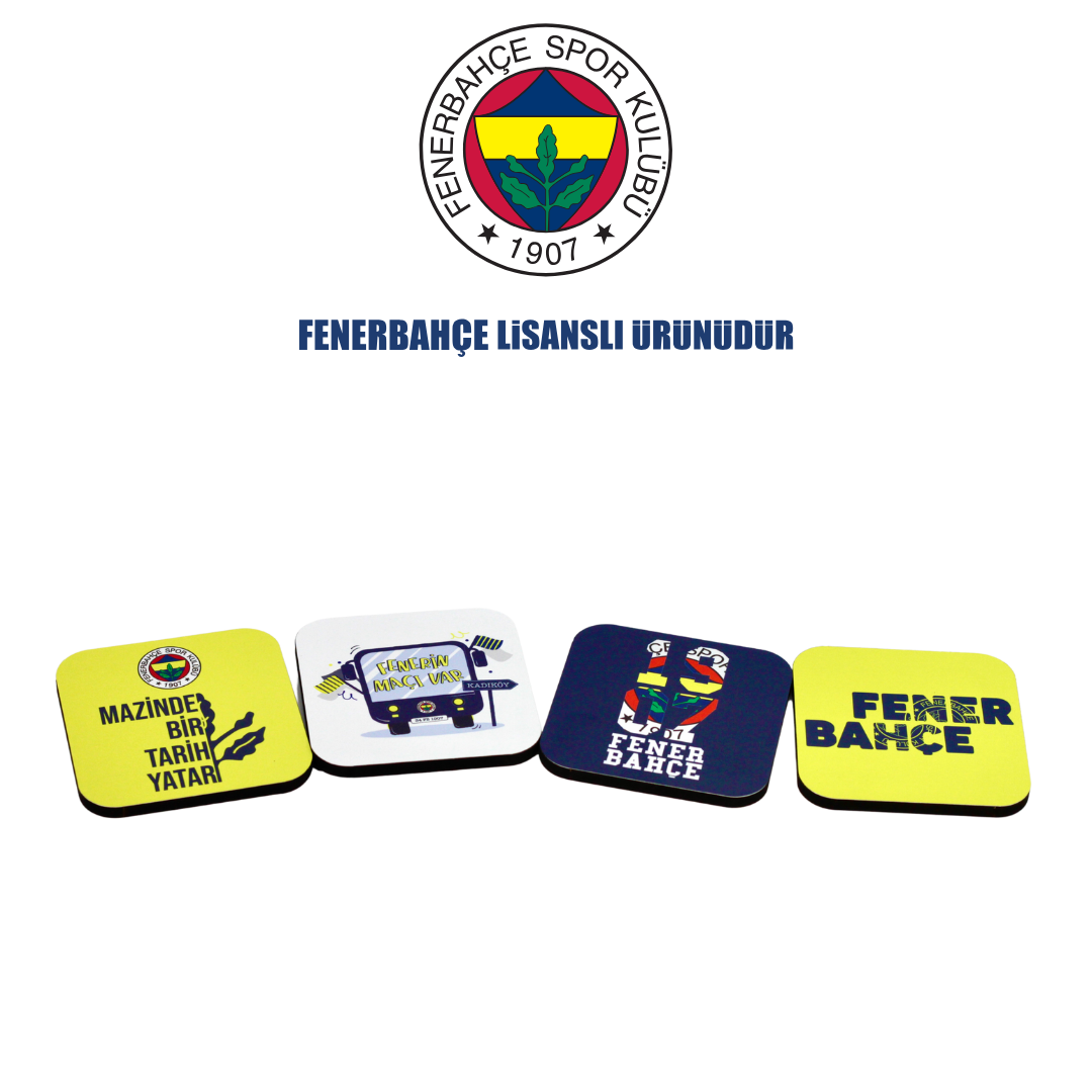 Fenerbahçe Bardak Altlığı 4lü Takım - 2